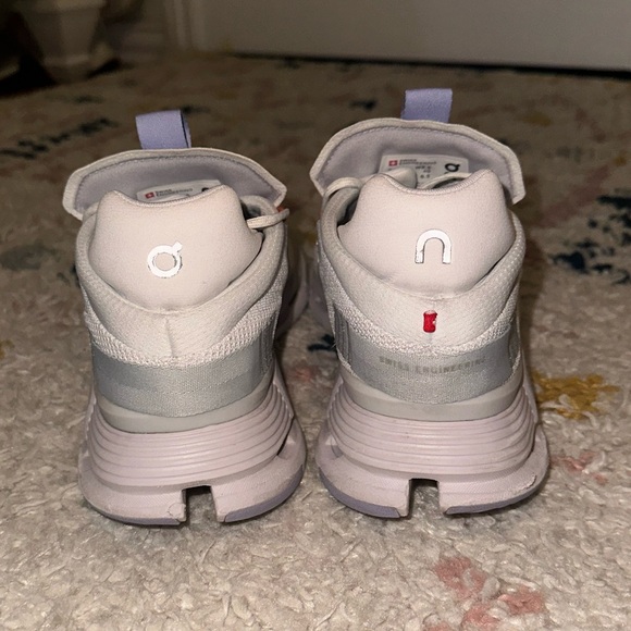 On Running Cloudnova Women's Running Shoes White / Glacier US - Picture 7 of 7